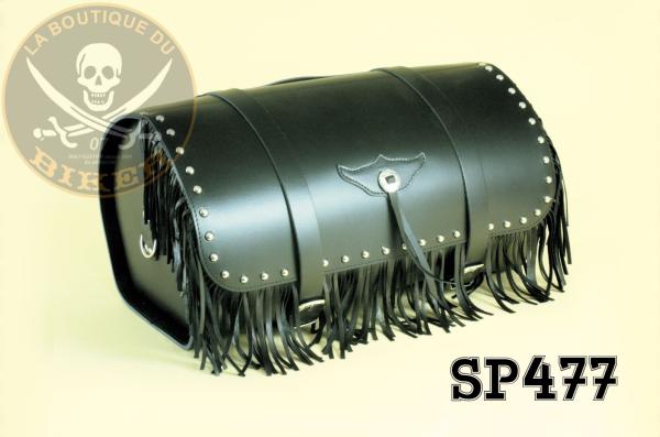 ROULEAU POUR SISSI-BAR 35 LITRES CLOUS + FRANGES...SP-477...SPAAN LA BOUTIQUE DU BIKER